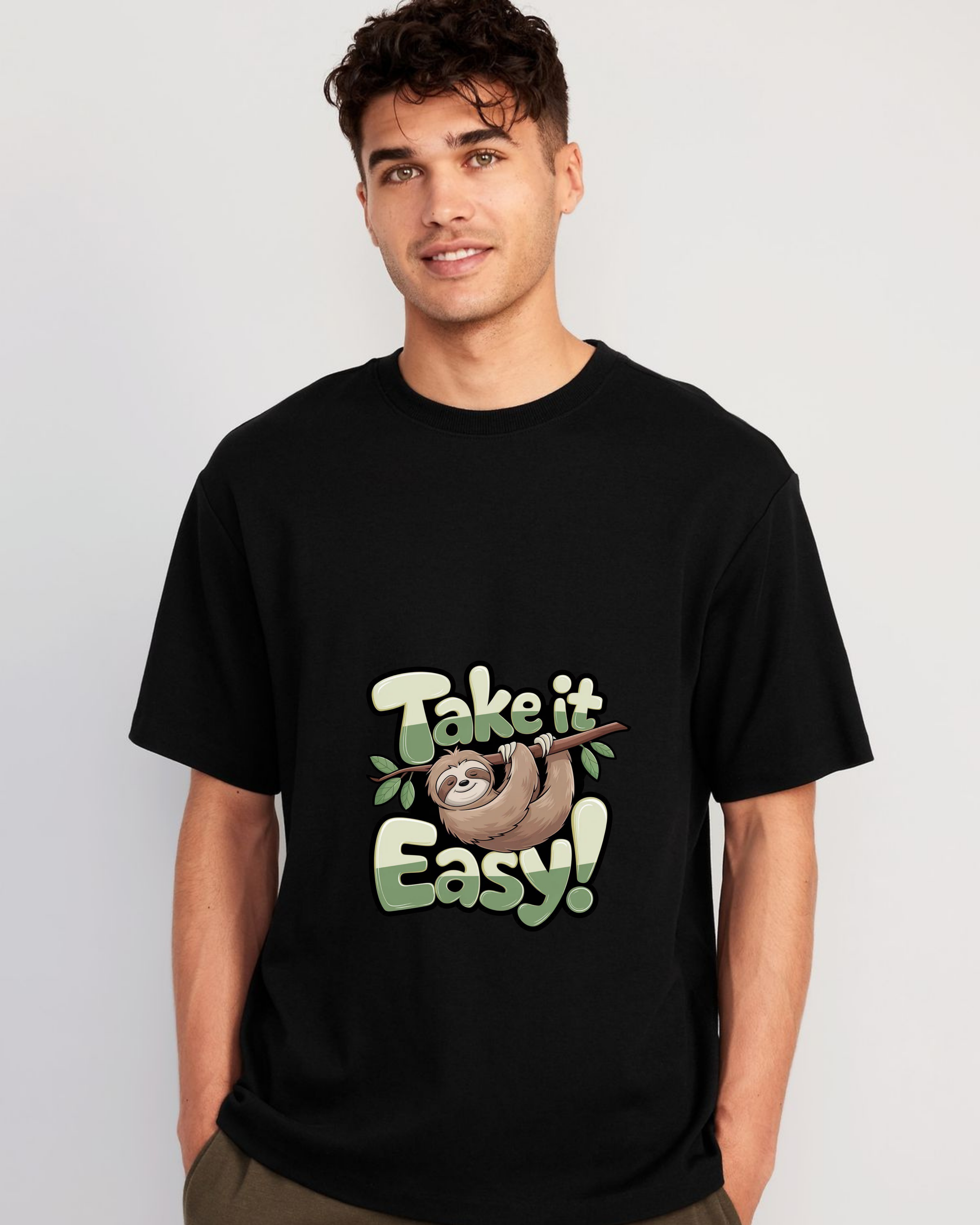 Take It Easy Sloth Graphic Tee