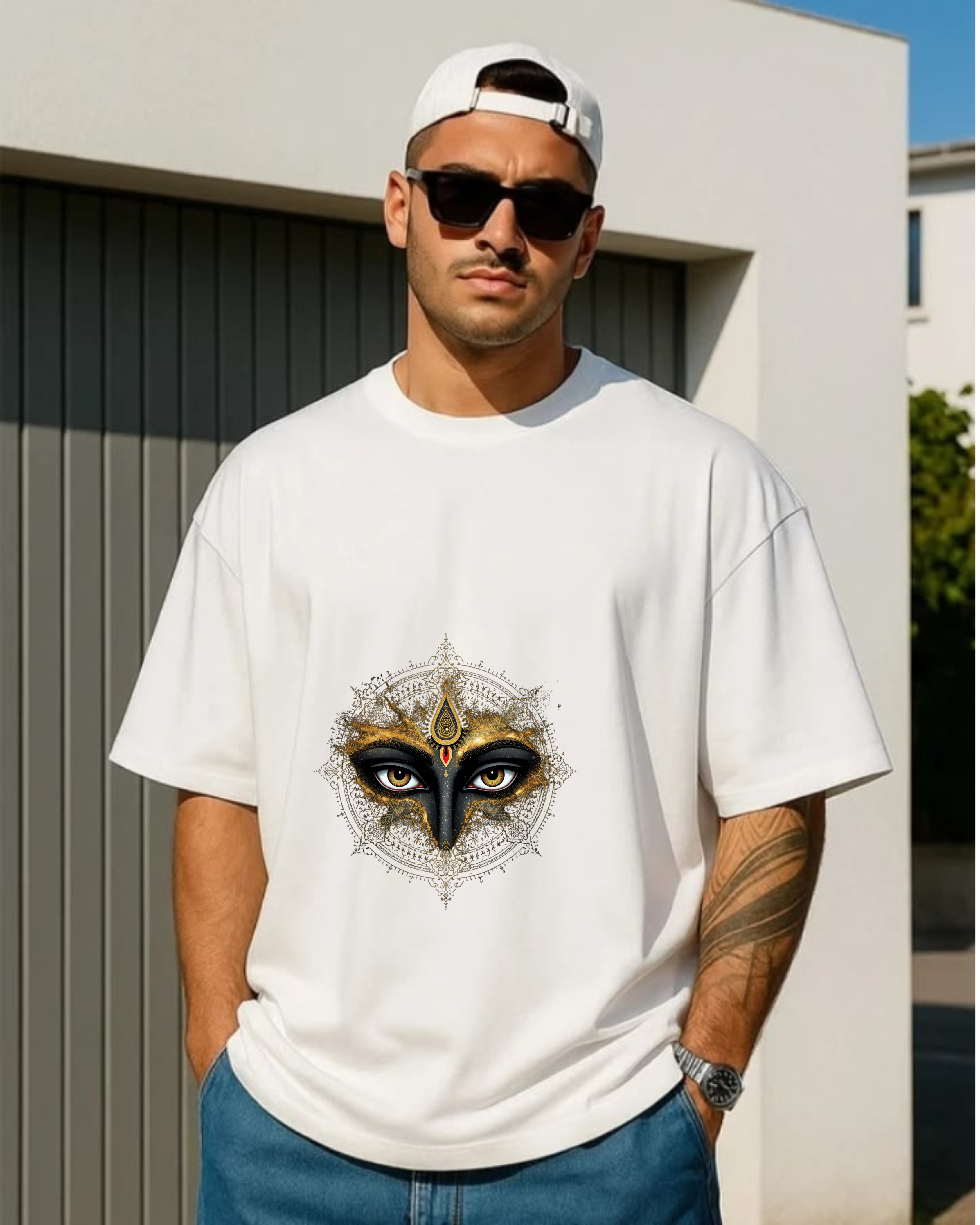 Eyes of Shakti – Oversized Tee